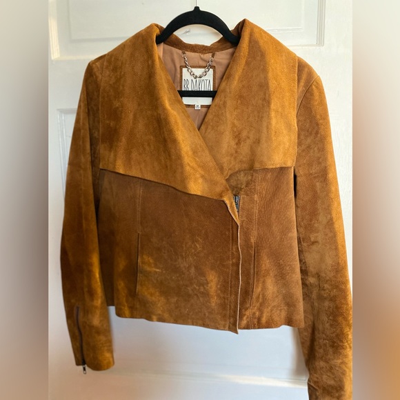 BB Dakota Jackets & Blazers - BB Dakota Sueded Leather Jacket